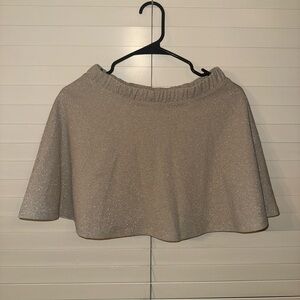 Elegant Cream Mini Skirt